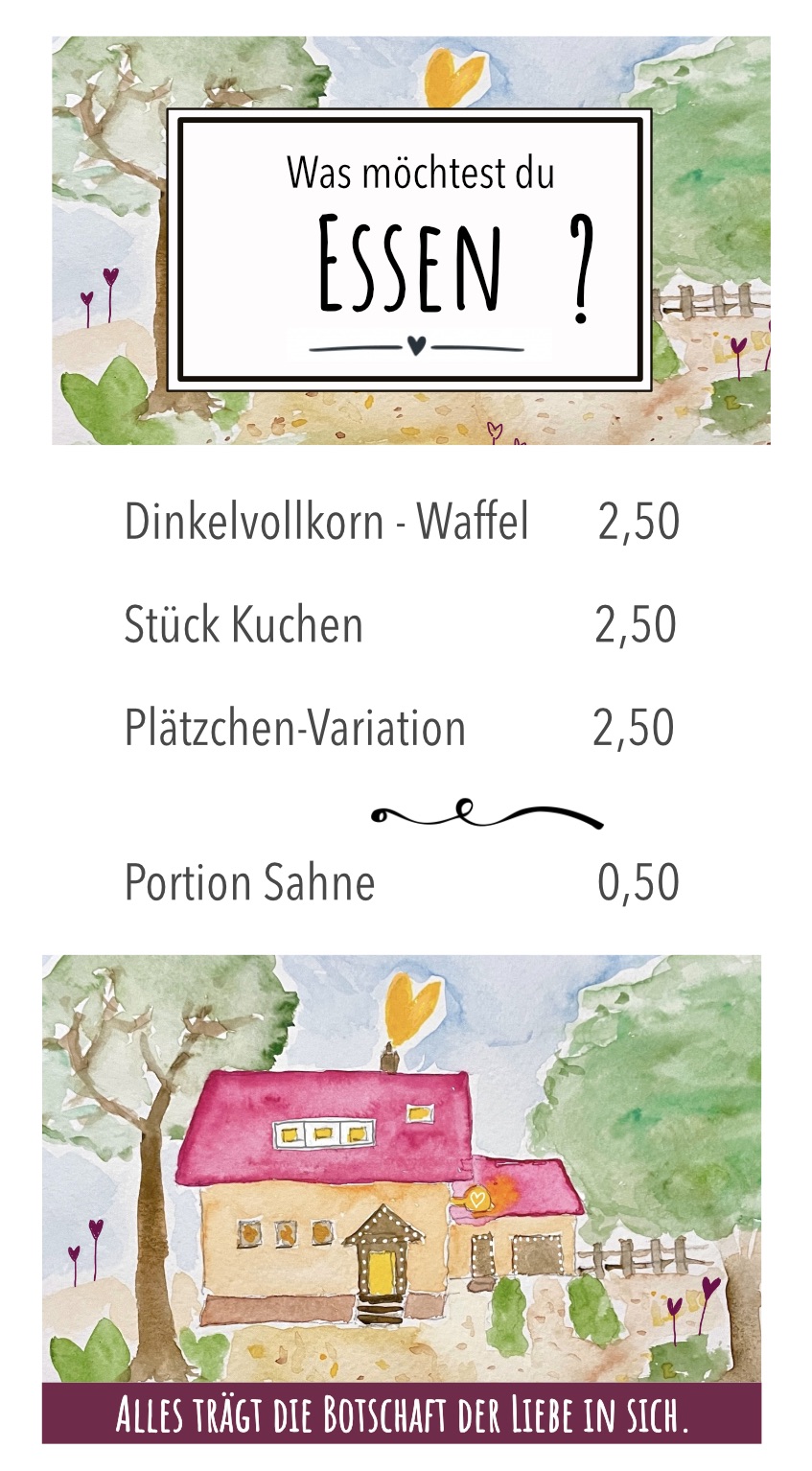 Handgeschriebene Karte 1