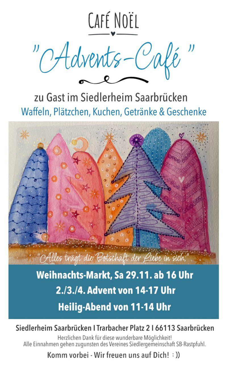 Café Noël Advents-Café Flyer
